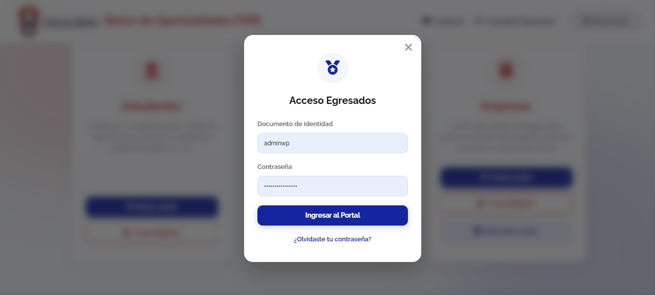 Inicio de Sesión